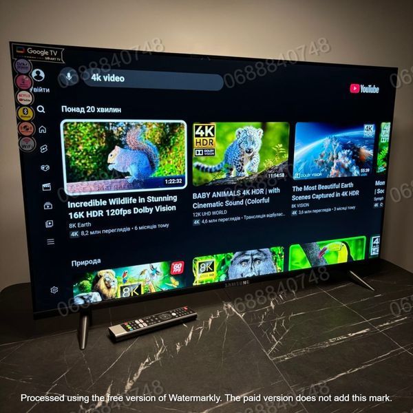 Телевізор 45" Smart TV Android 15 9 фото